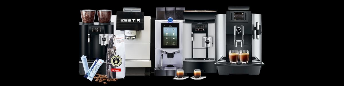Bean-to-cup coffee machine bundle with milk fridge – discounted package deal for UK offices, hospitality and home use. Buy or lease.