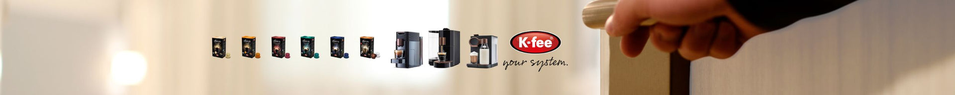K-Fee coffee machines with Espresto capsules – smart, hotel-friendly coffee systems that are compact, reliable, and guest-ready