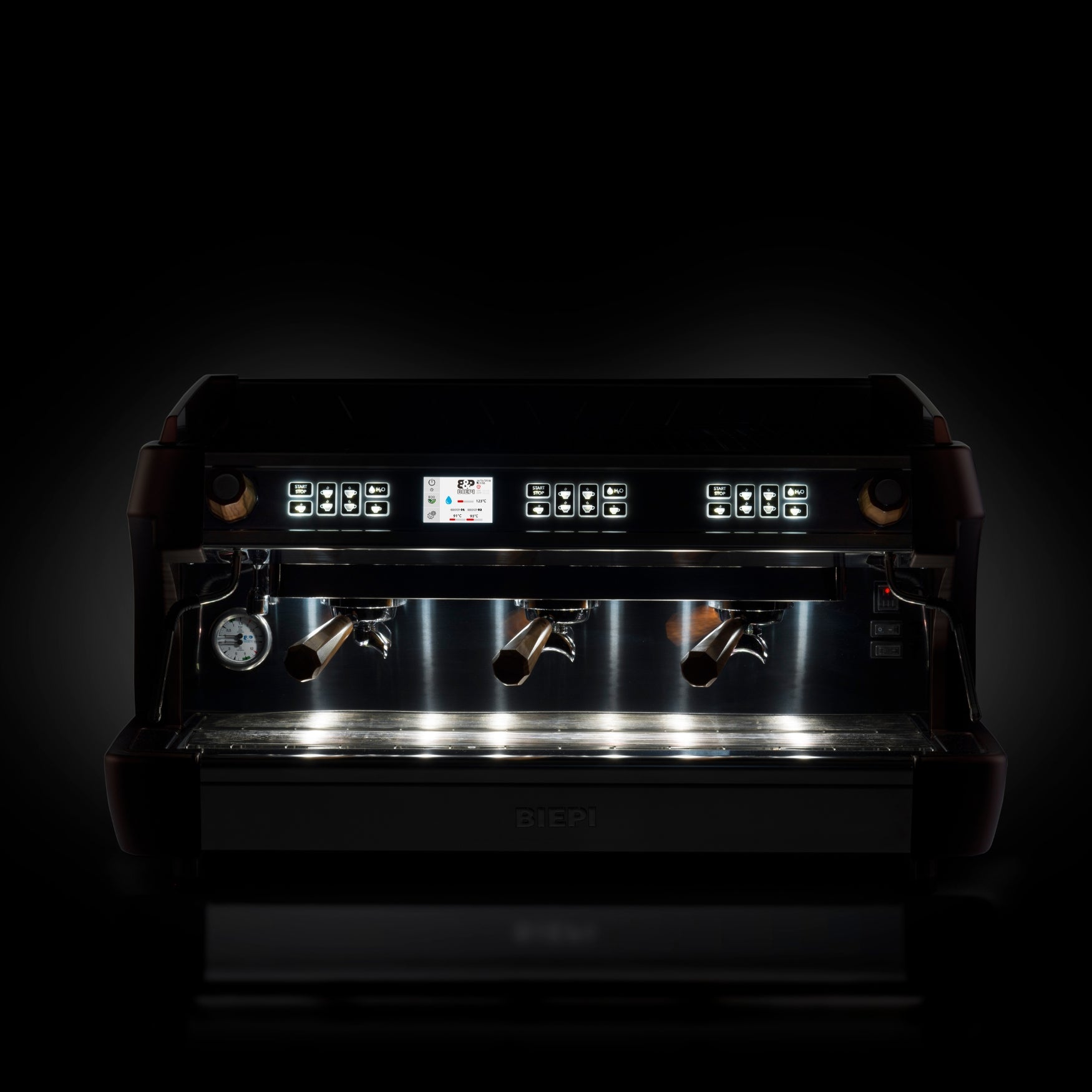 Premium Biepi MC-1 Barista Pro 3 group professional espresso machine – buy or lease