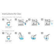 how to use Rinza coffee machine cleaner - milk system cleaning tablets
