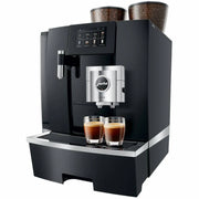 Jura GIGA X8 high-capacity bean-to-cup machine with touchscreen and fresh milk system
