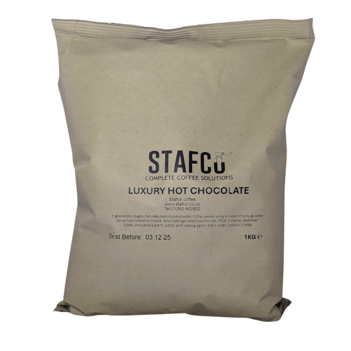 StafCo. Ltd Luxury Hot Chocolate | 10 x 1kg | Smooth, Creamy and Full of Flavour - Stafco Coffee