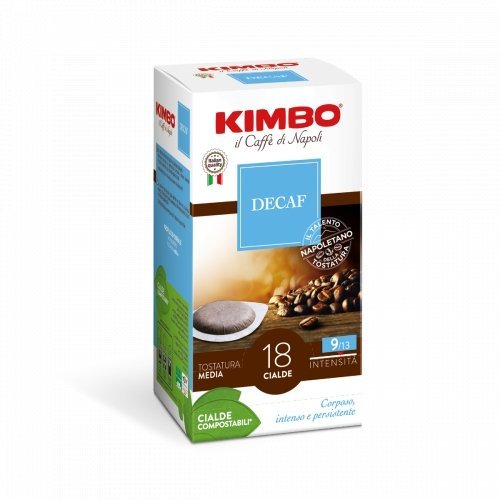 Kimbo Decaf ESE Pods | 100 x 7g Pods - Stafco Coffee