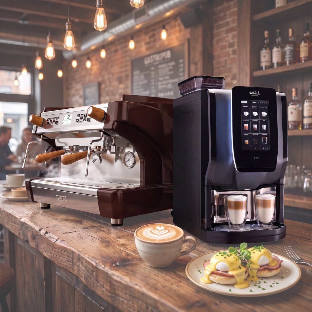 Commercial coffee machines for UK restaurants, pubs and dining venues