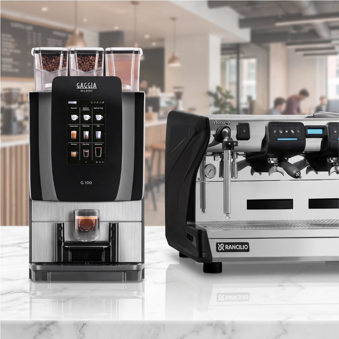 Buy or lease commercial coffee machines for businesses and home, including bean-to-cup and traditional espresso machines.