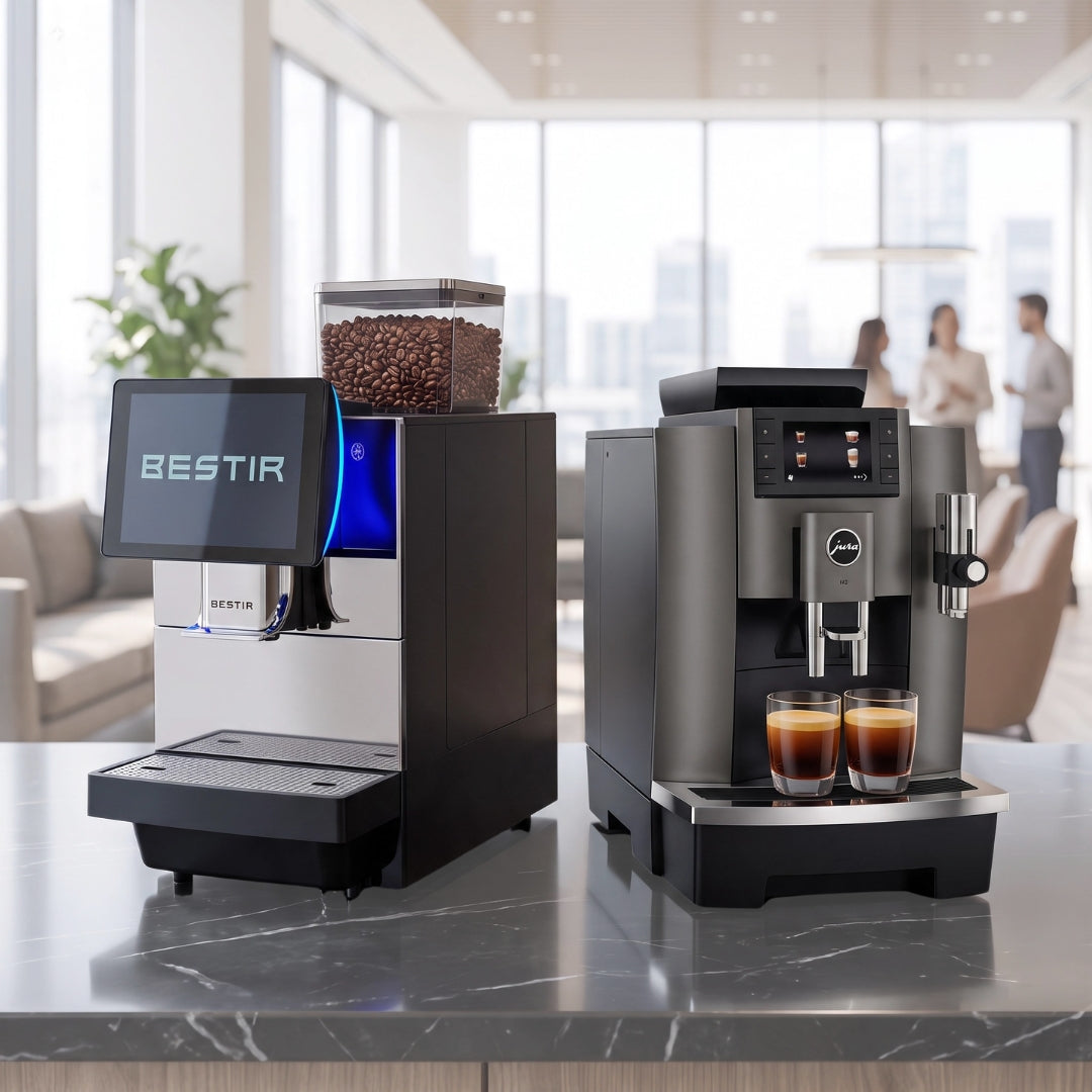 Commercial coffee machines for offices, staff rooms and workplaces
