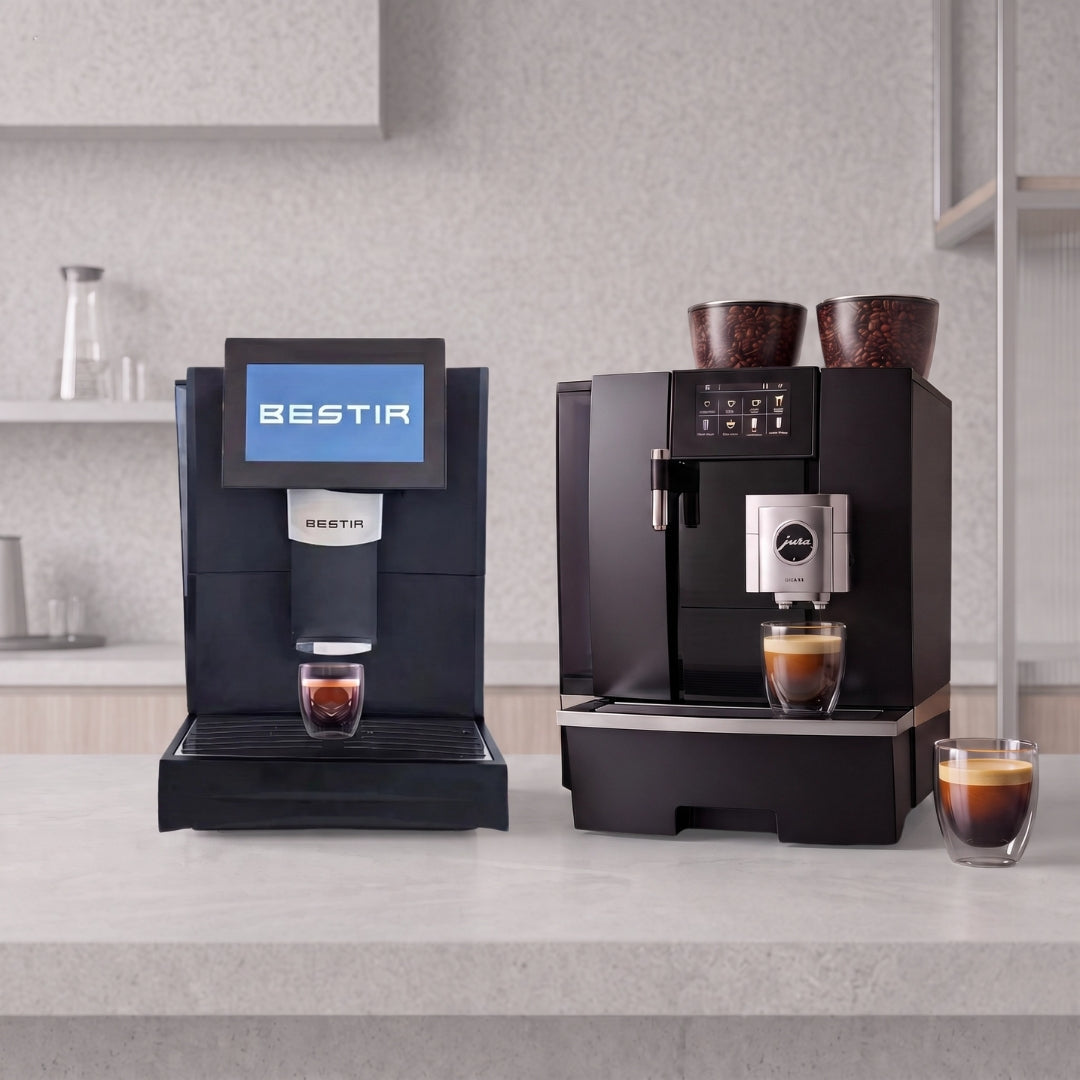Commercial bean-to-cup and automatic coffee machines for UK businesses and homes - buy, lease or rental options