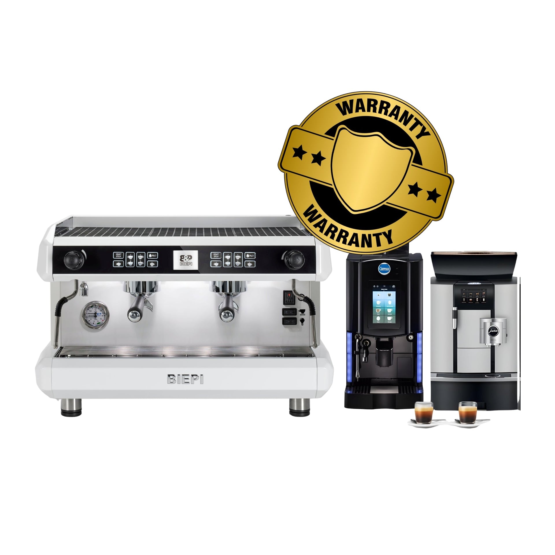 Refurbished and used coffee machines available to buy, lease or rent as supported coffee packages.