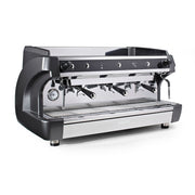 Front angle view of the Biepi MC-1 3 group espresso machine – built for busy service, with reliable performance and stylish Italian design.