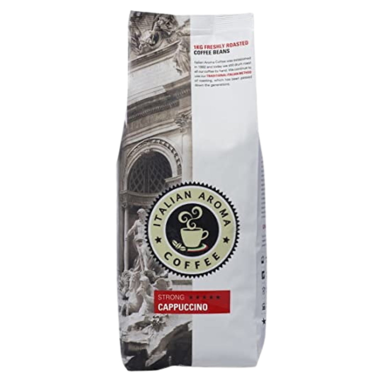 Italian Aroma Cappuccino 1kg – perfect for cappuccinos, lattes and flat whites