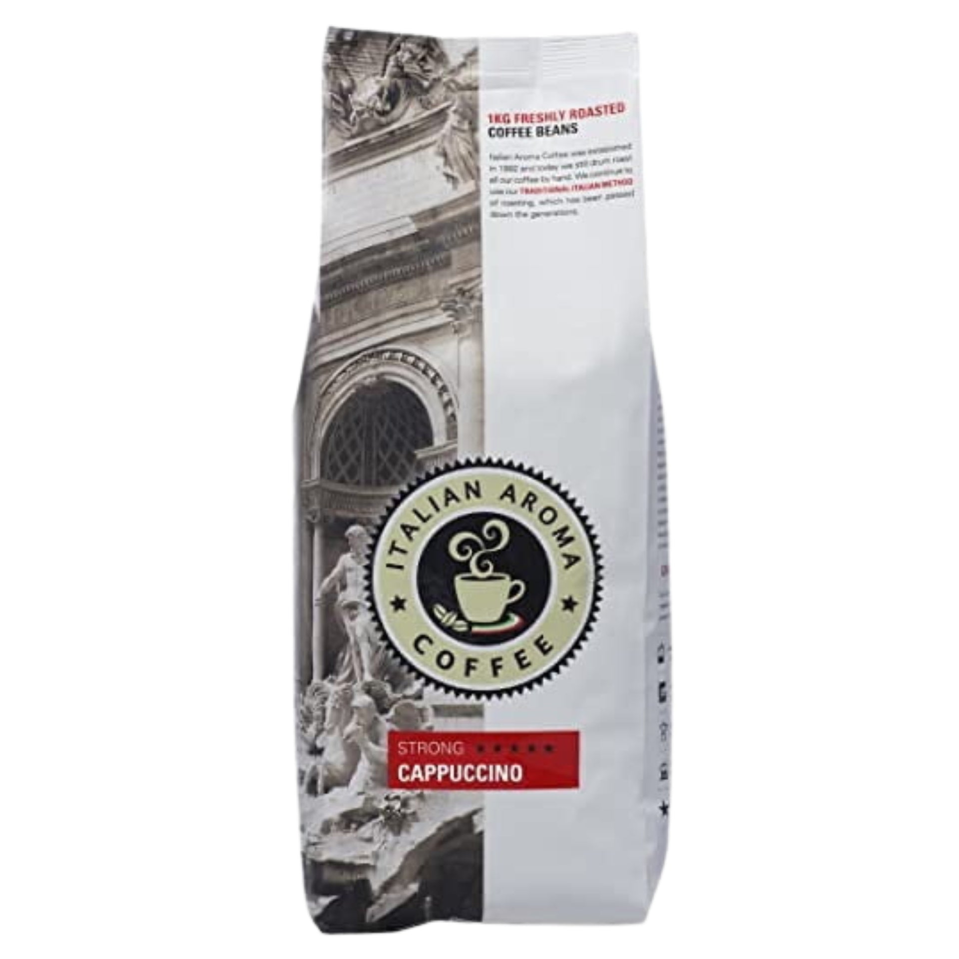 Italian Aroma Cappuccino 1kg – perfect for cappuccinos, lattes and flat whites