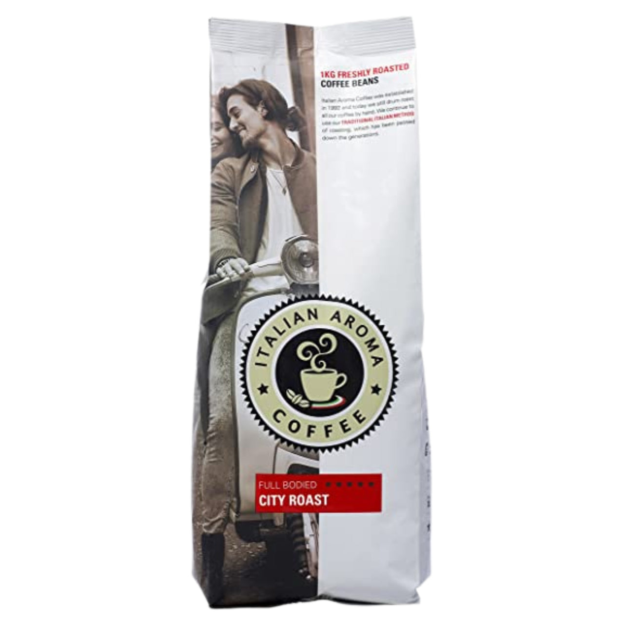 Italian Aroma CITY ROAST Coffee Beans | The Perfect 'All-Rounder' - 1kg