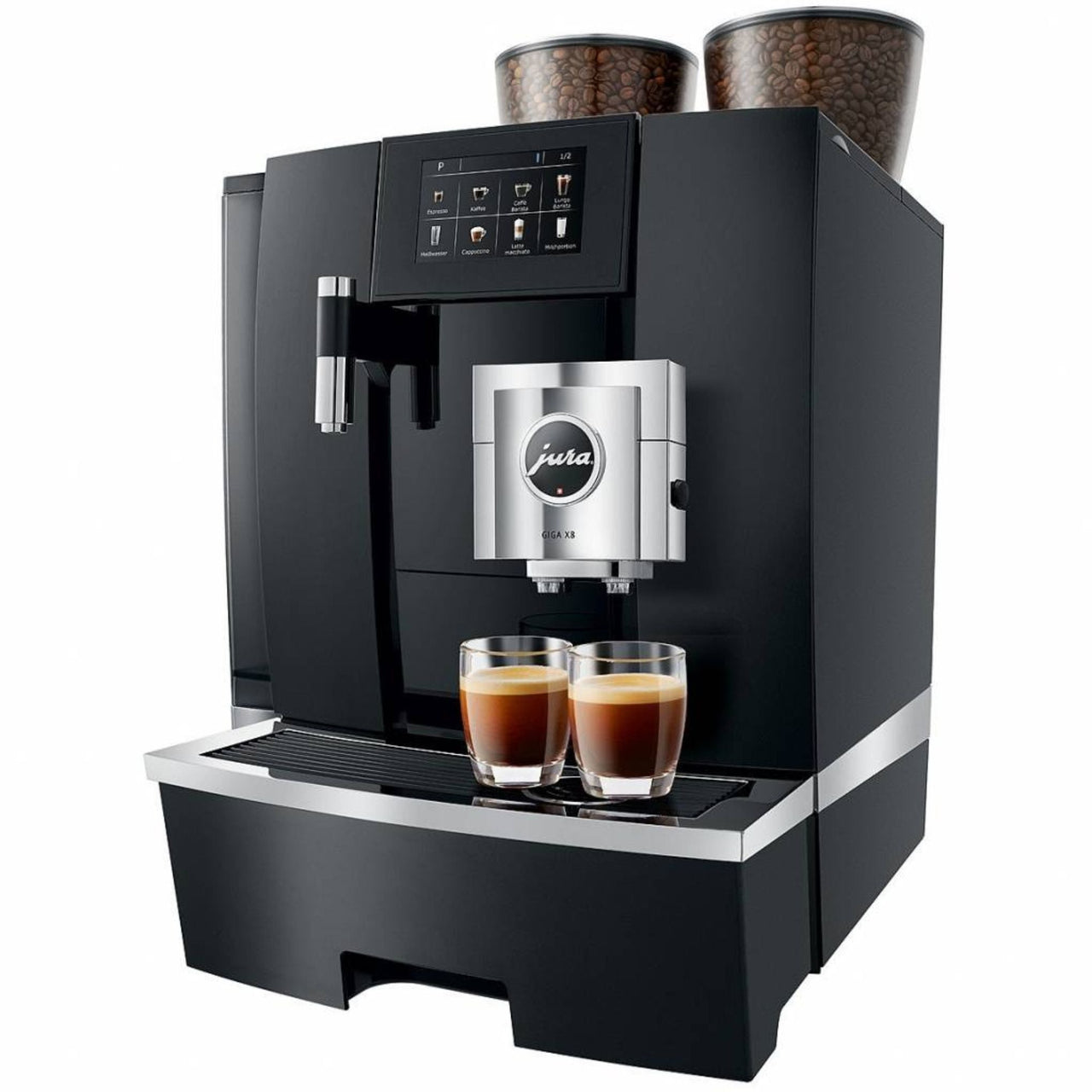 PACKAGE DEAL | Jura GIGA X8 Gen II Tank-Fill Automatic Coffee Machine – Premium High-Volume Machine for Catering & Offices, Includes Milk Cooler