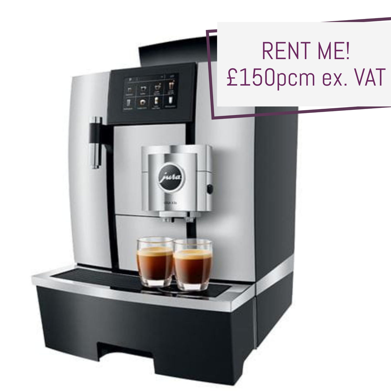 Jura GIGA X3 - Refurbished Bean to Cup Coffee Machine – No Contract Rental Package
