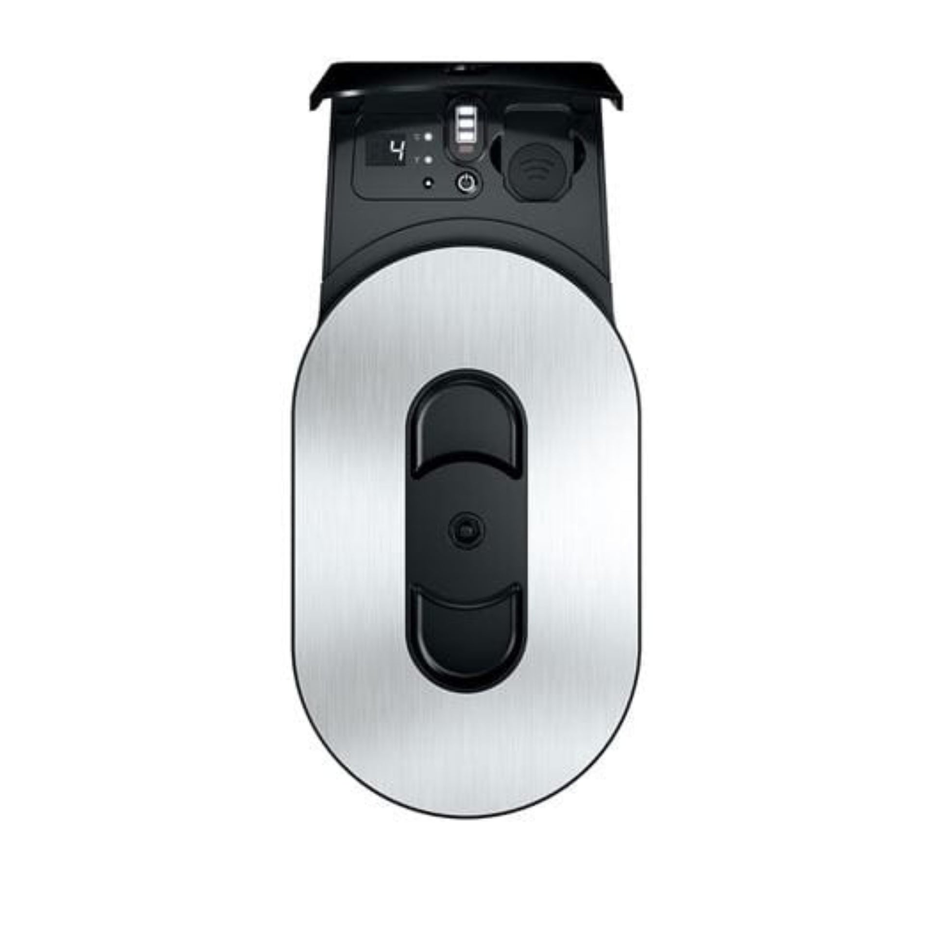 Stainless steel milk container inside the the Jura Cool Control 2.5 litre milk fridge