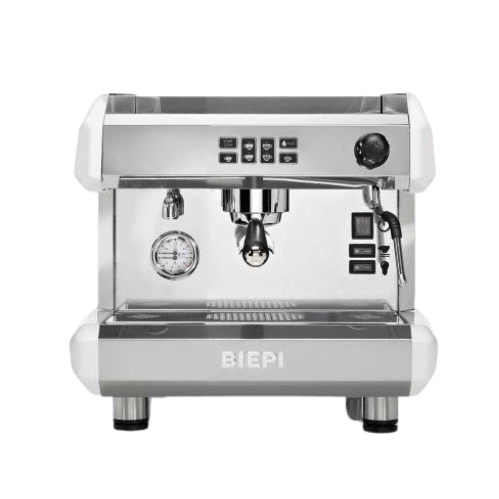 Biepi MC-E 1 group compact barista espresso machine in white – buy or lease