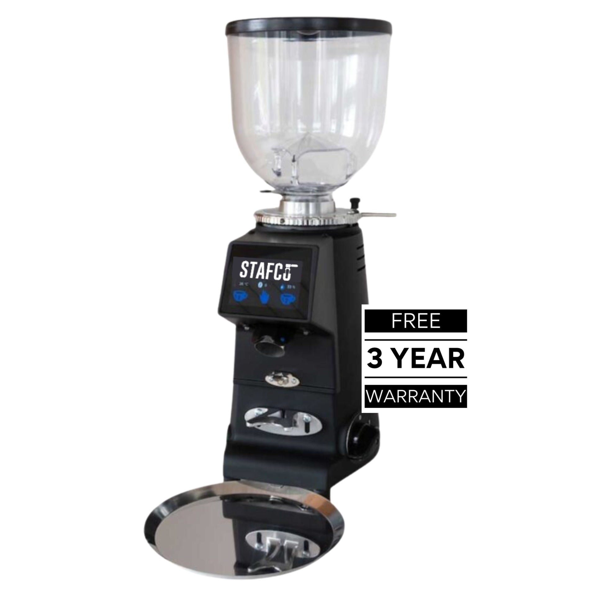 Remidag RMD64 On-Demand Pro commercial coffee grinder black