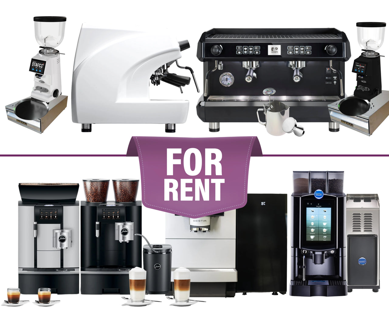 StafCo Coffee Machine Rentals – barista espresso machines, bean-to-cup systems, no contract rentals and full coffee setup packages for UK businesses.