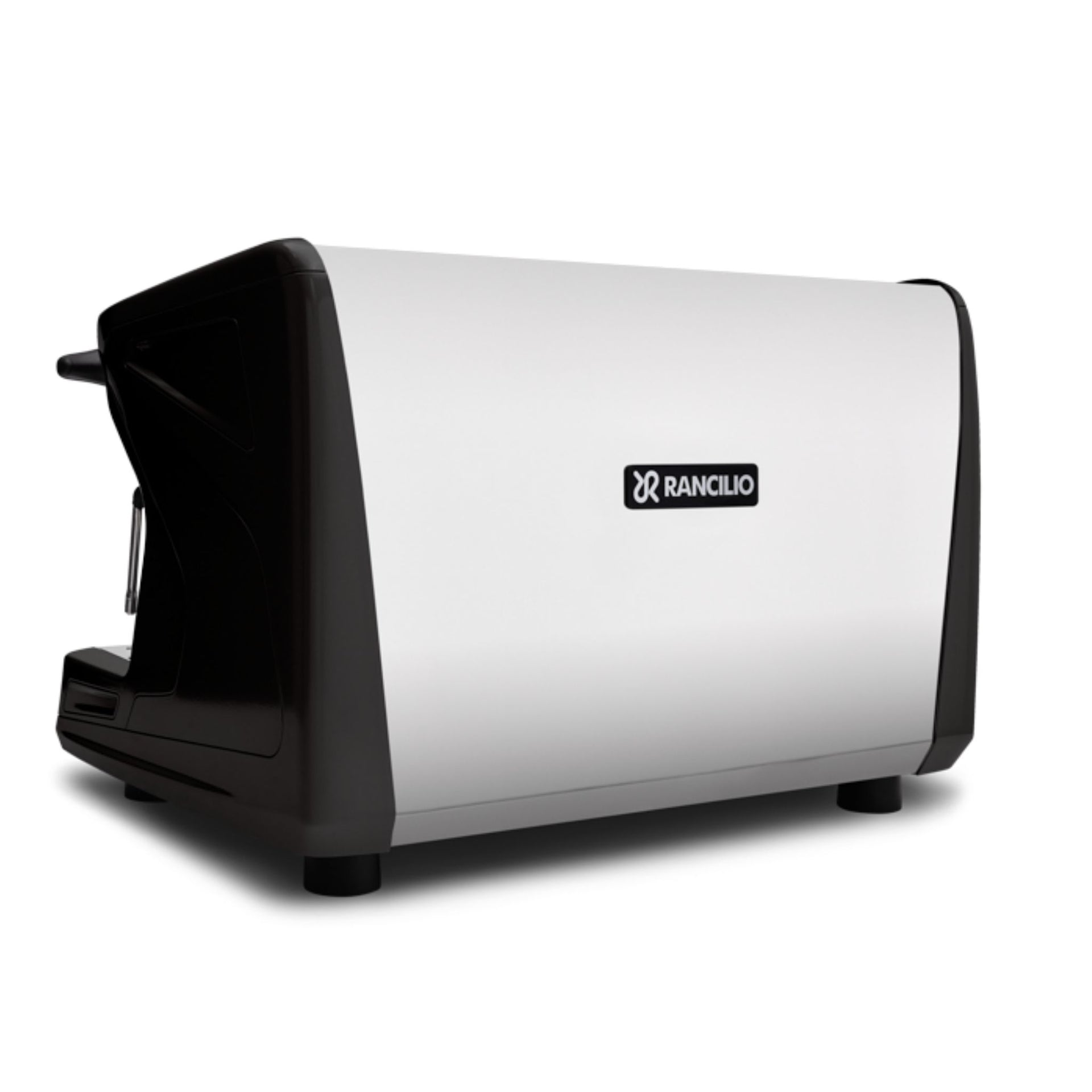Rancilio Classe 7 USB Tall 2 group commercial barista espresso machine -rear-side profile - black