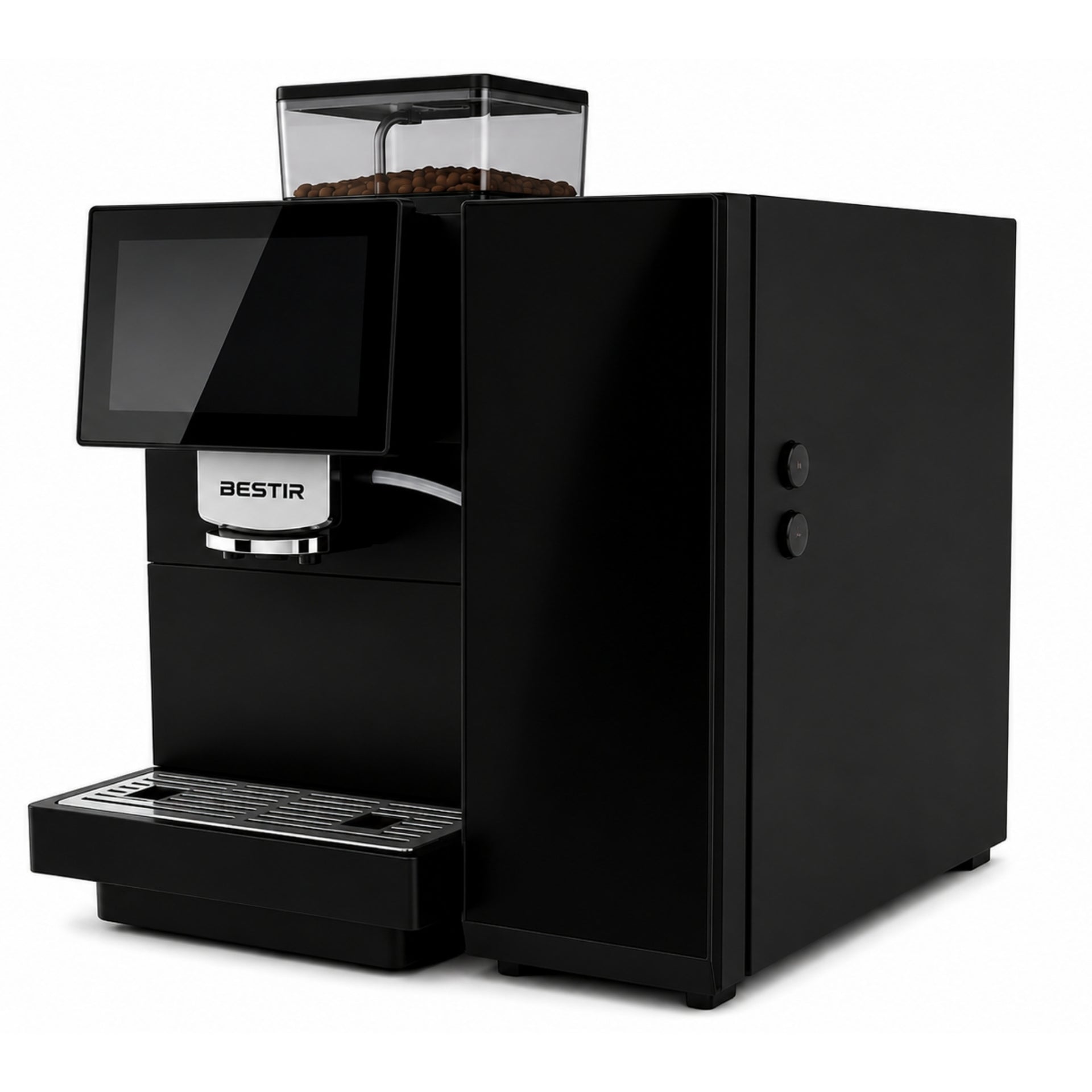 Bestir BM50 automatic commercial coffee machine with fresh milk system and decaff chute - buy or lease