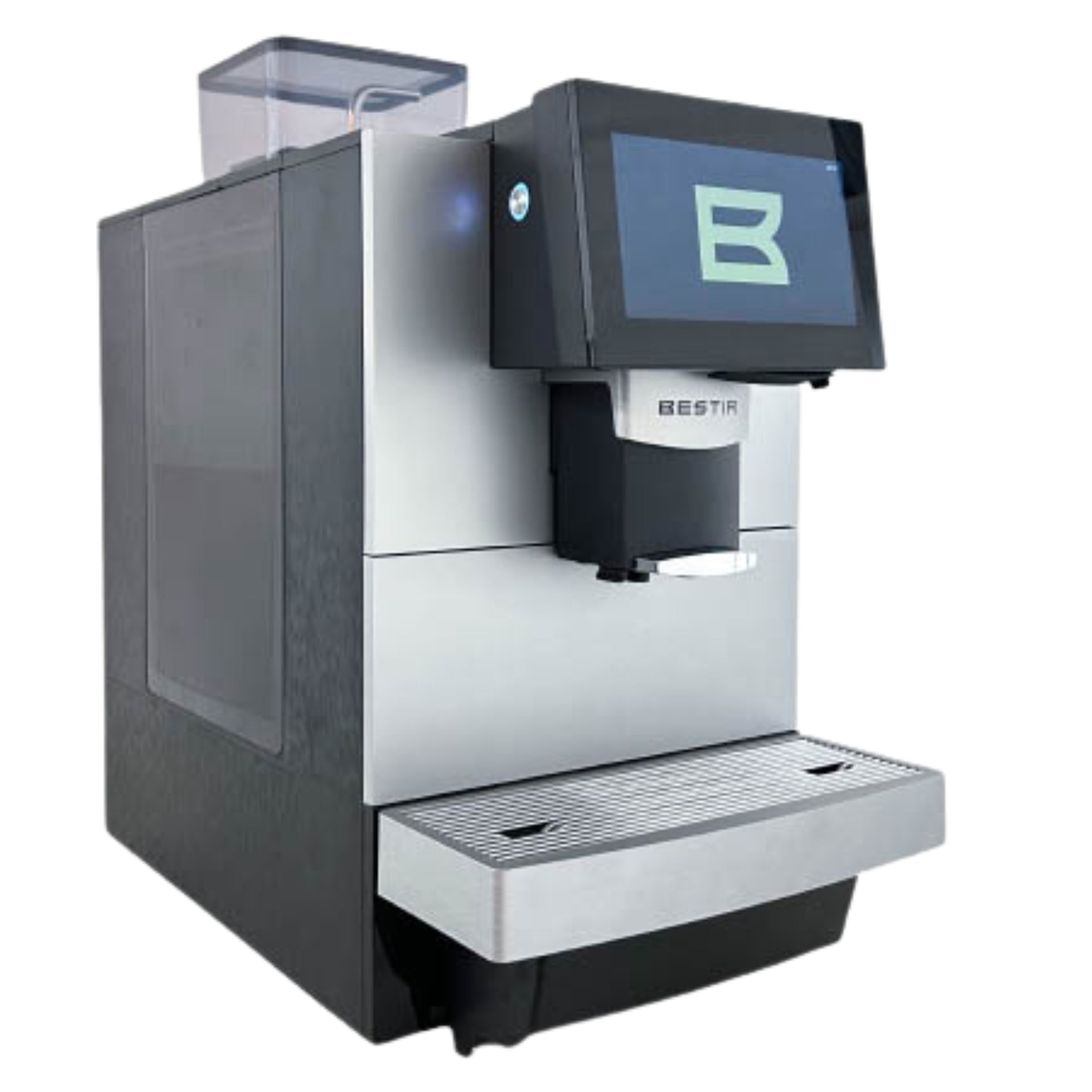 Bestir BM50/50X bean-to-cup coffee machine with dual hoppers and twin dispensing – buy or lease