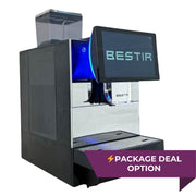 Bestir BM80/80X bean-to-cup coffee machine with dual hoppers and touchscreen – buy or lease