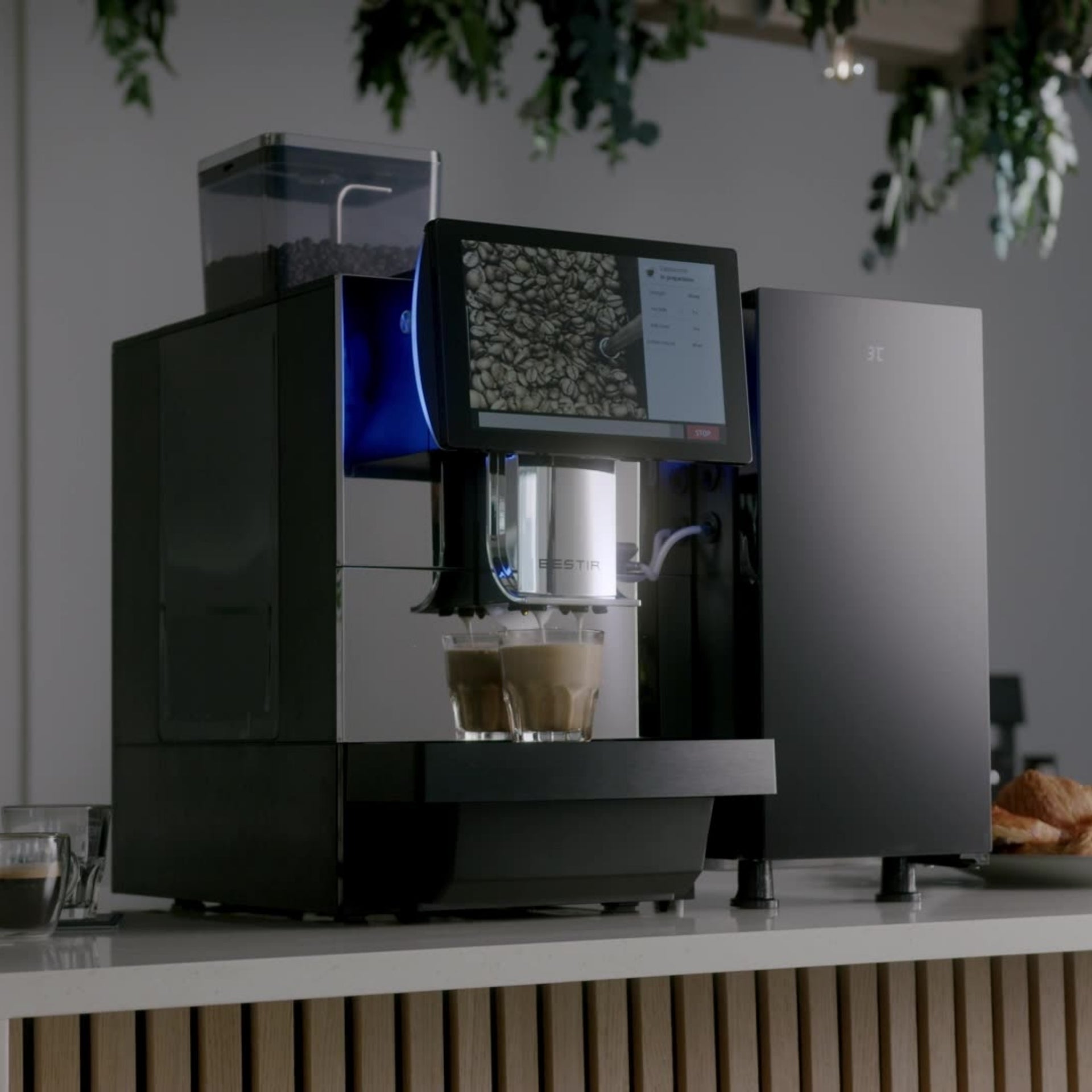 Bestir BM80/80X installed in a high-volume hotel coffee station – buy or lease