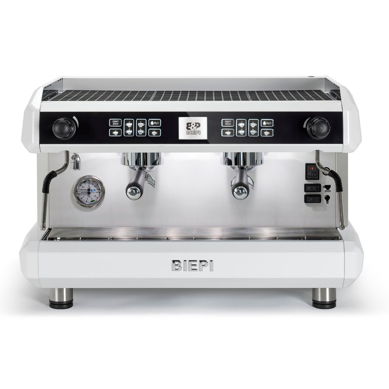 Biepi MC-E PRO 2 group traditional espresso machine – commercial coffee machine for cafés and restaurants