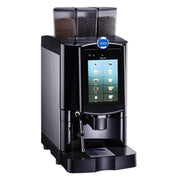 Black Carimali Armonia Ultra commercial fresh milk bean-to-cup coffee machine