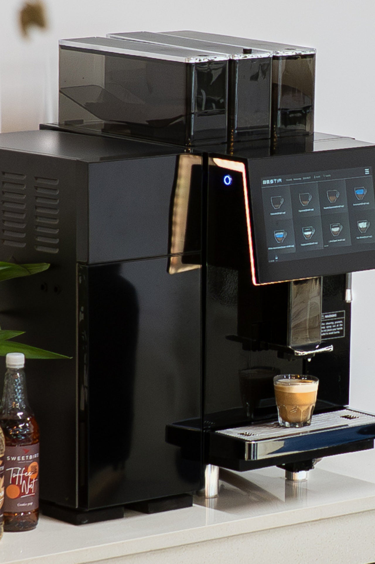 Commercial coffee machine options including machine-only purchases, new-machine package deals, leasing and selected refurbished rental packages.