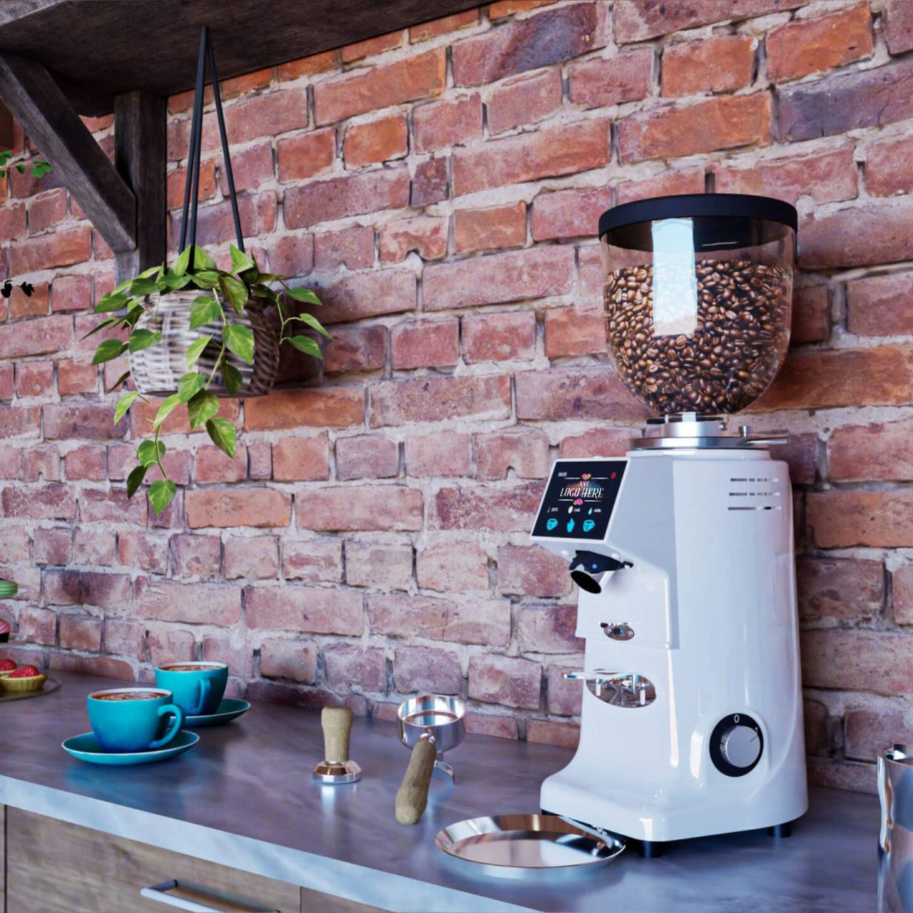 A commercial espresso machine needs a professional coffee grinders - for cafés, coffee shops and restaurants