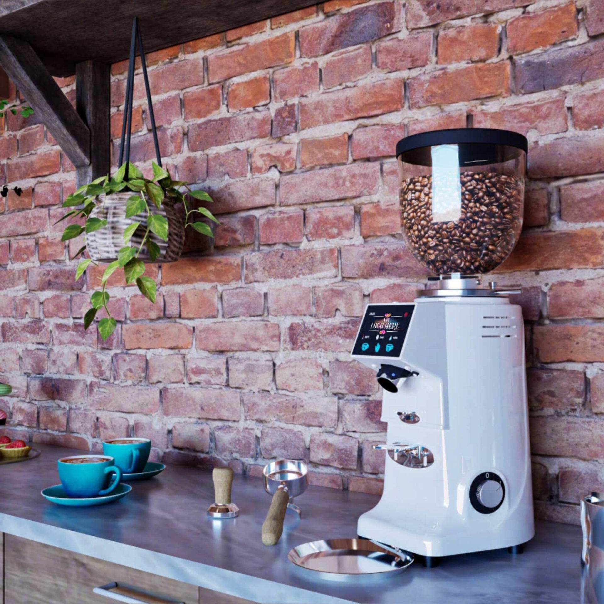 A commercial espresso machine needs a professional coffee grinders - for cafés, coffee shops and restaurants