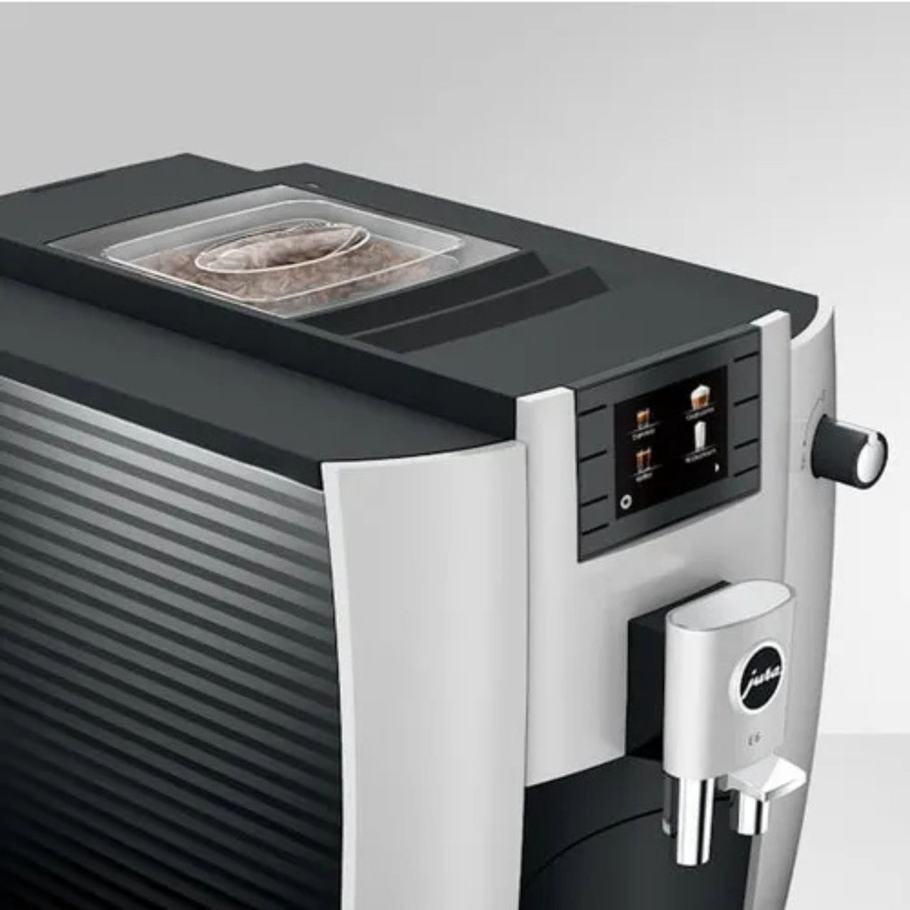 JURA E6 Gen 3 Platinum – fresh milk coffee machine with barista-style features