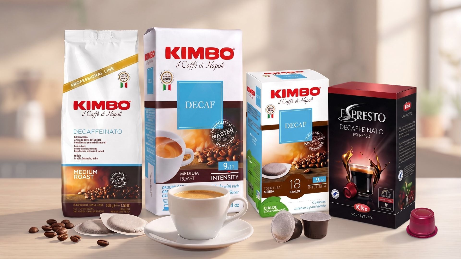 Quality decaf coffee beans, ground coffee and coffee capsules from StafCo