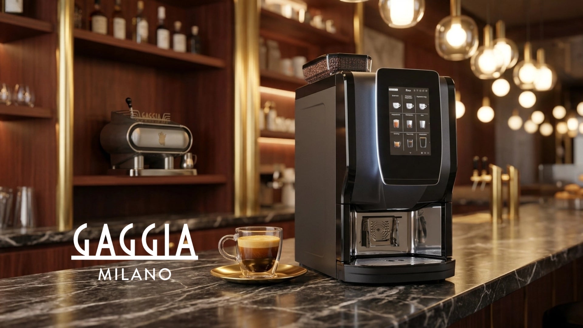 Gaggia Professional commercial super-automatic and bean-to-cup coffee machines for modern cafés, offices, hotels and hospitality