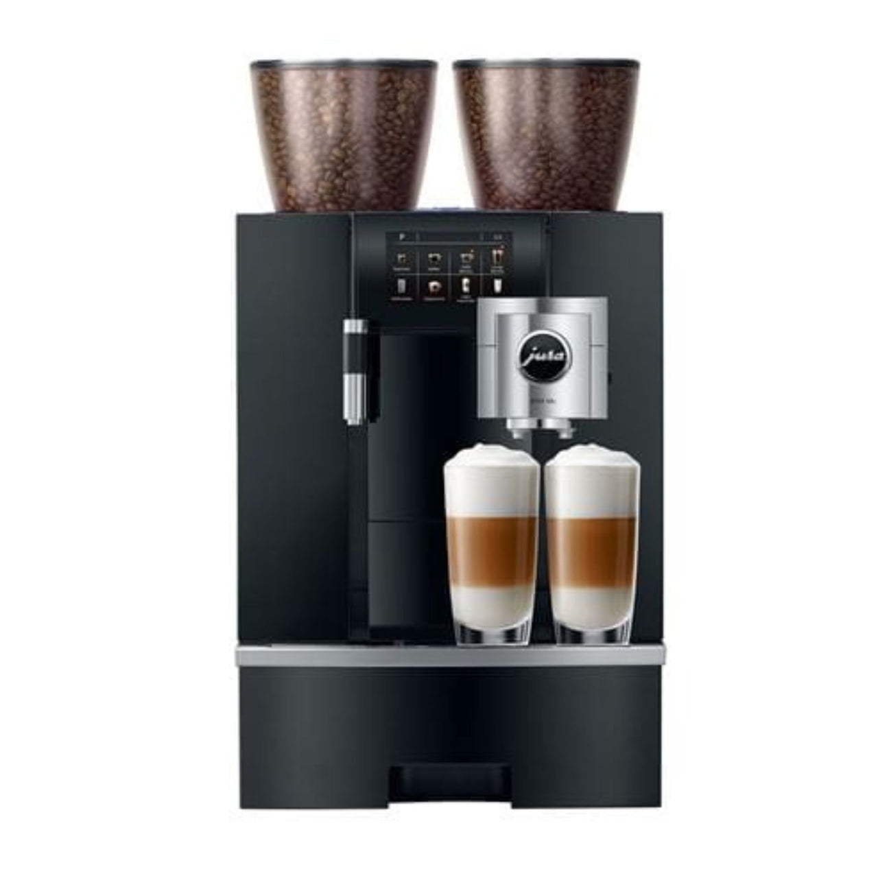 High‑capacity JURA GIGA X8c with colour touchscreen and fast coffee output