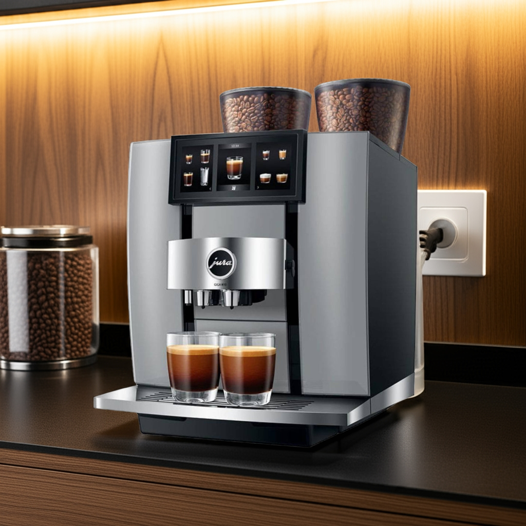 JURA GIGA W10 fresh milk commercial coffee machine for premium workplaces