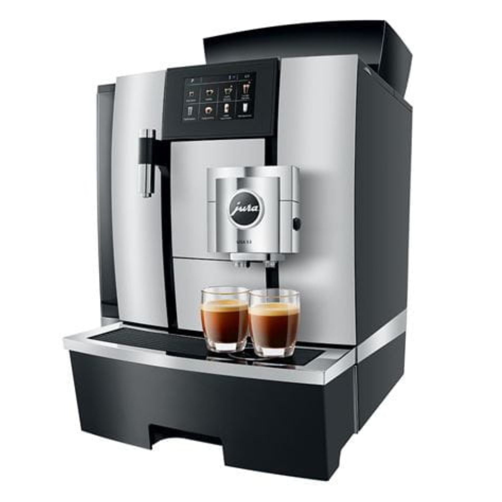 JURA GIGA X3 bean-to-cup machine with tank-fill and touchscreen for office coffee