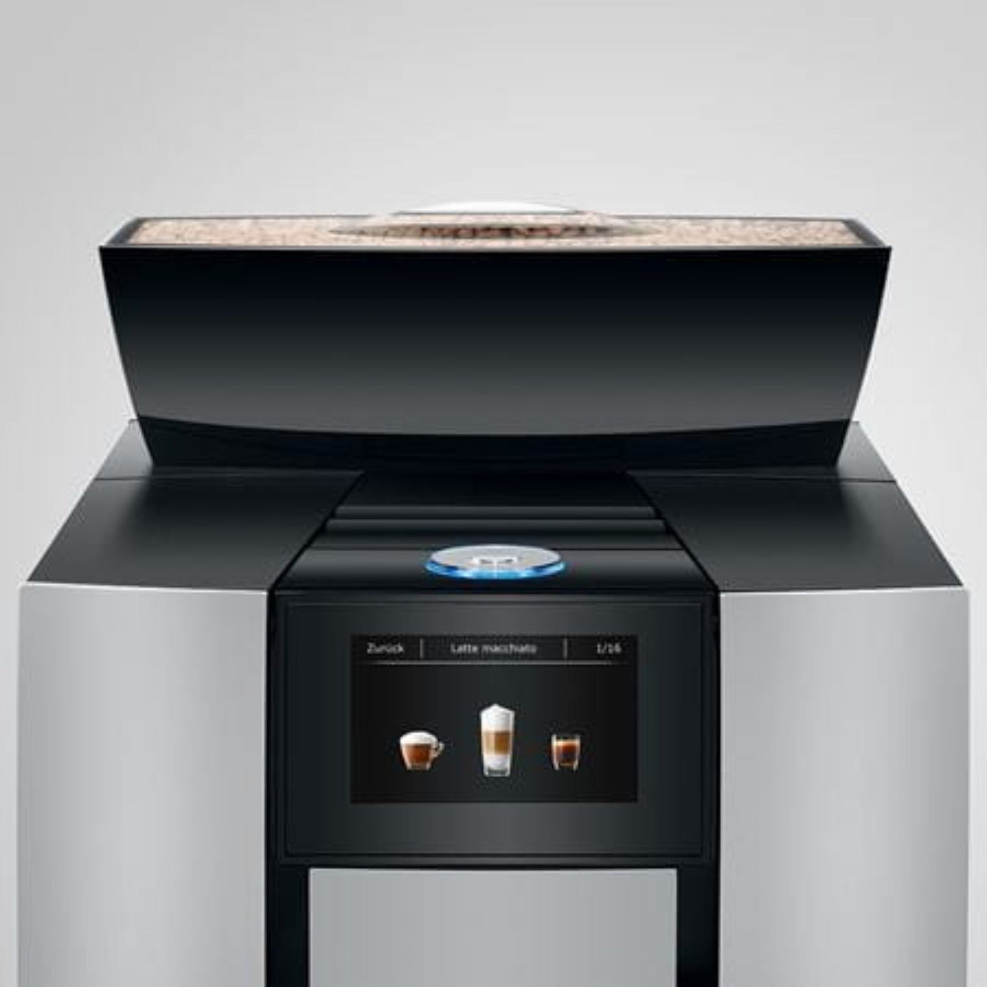 JURA GIGA X3c 1kg coffee bean hopper for high-volume commercial use