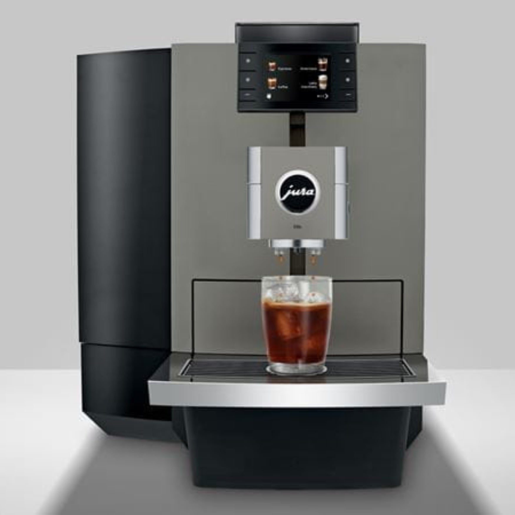 JURA X10c bean-to-cup coffee machine – plumbed-in with Cold Brew and extra shot