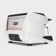 Pearl white Rancilio Classe 11 USB Xcelsius Tall commercial espresso machine