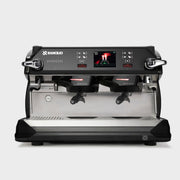 Dedicated brewing group display on the Rancilio Classe 11 USB Xcelsius commercial barista espresso machine
