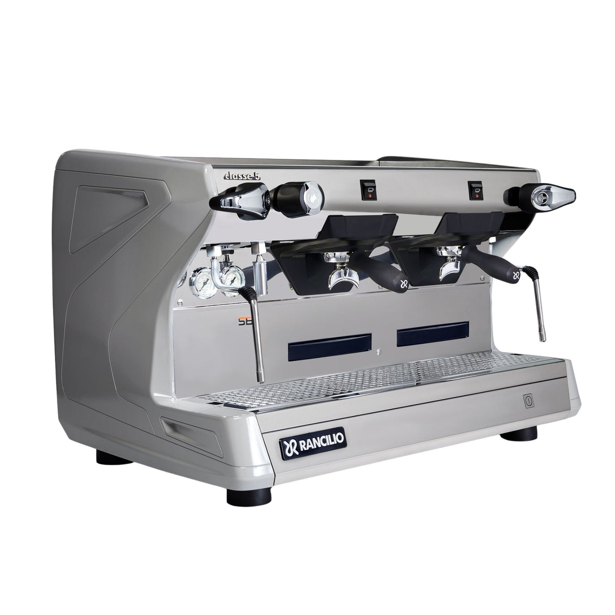 Rancilio Classe 5 CRONO Tall 2 group commercial espresso machine in silver- buy or lease