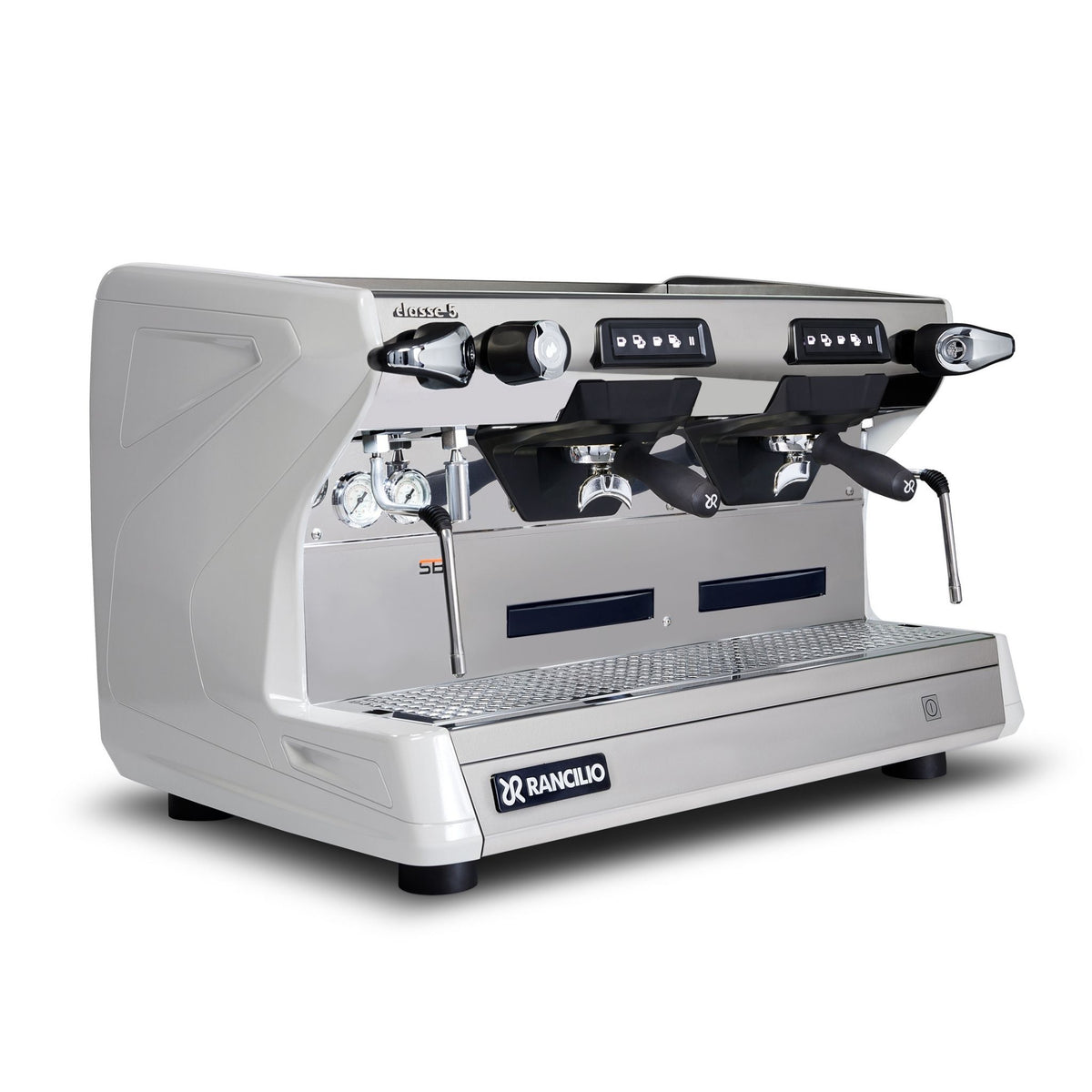 Rancilio Classe 5 CRONO Tall 2 group commercial espresso machine in white - buy or lease
