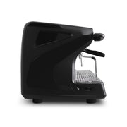 Rancilio Classe 7 USB Tall 2 group commercial barista espresso machine -side view - black