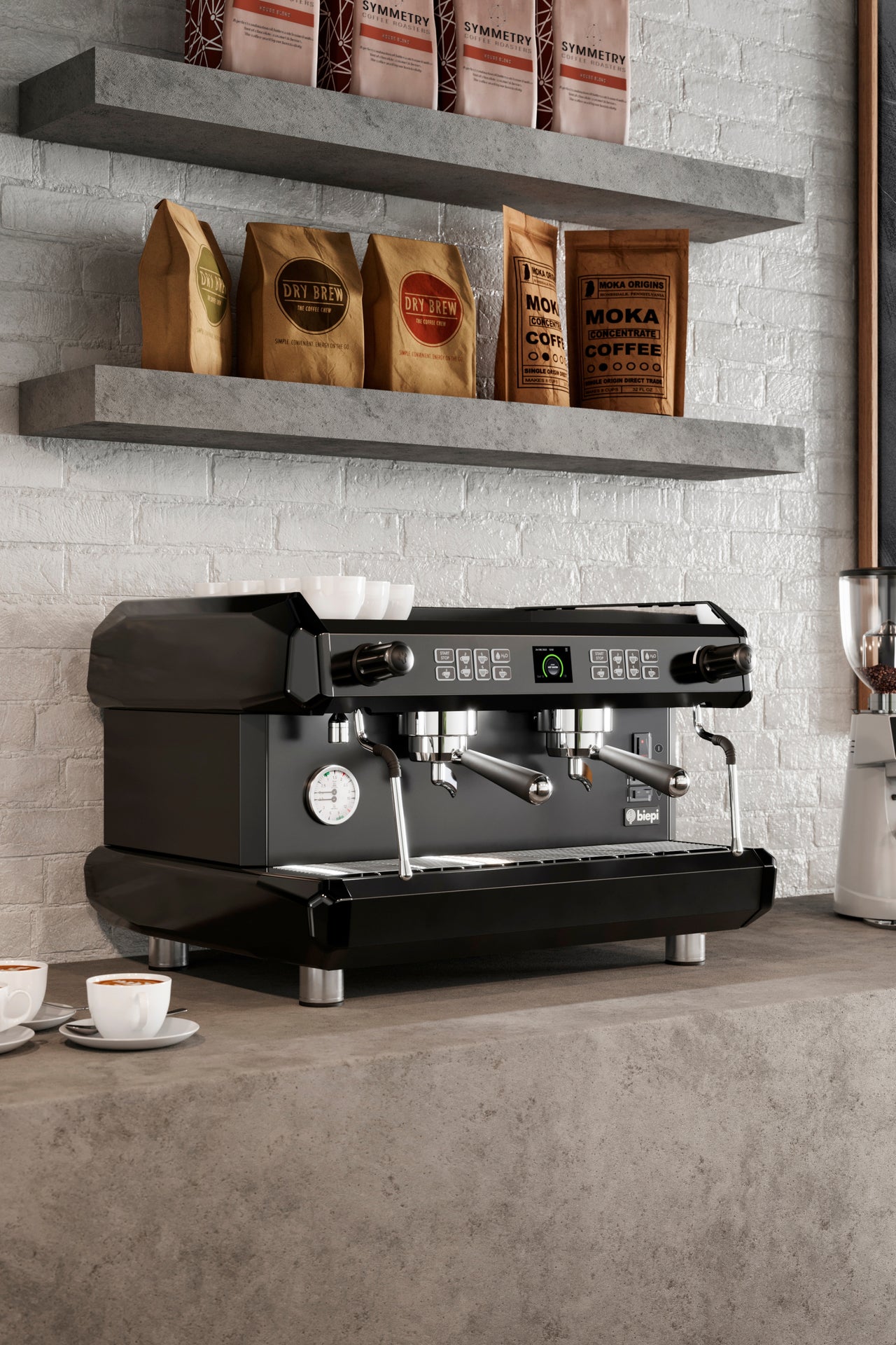 wide range of commercial barista espresso machines, for cafés and coffee shops, restaurants and bars - buy or lease