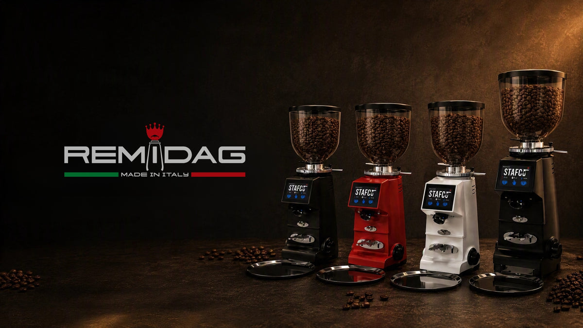 Remidag Italian Commercial Coffee Grinders with a 3-Year Parts & Labour Warranty as Standard - buy or lease
