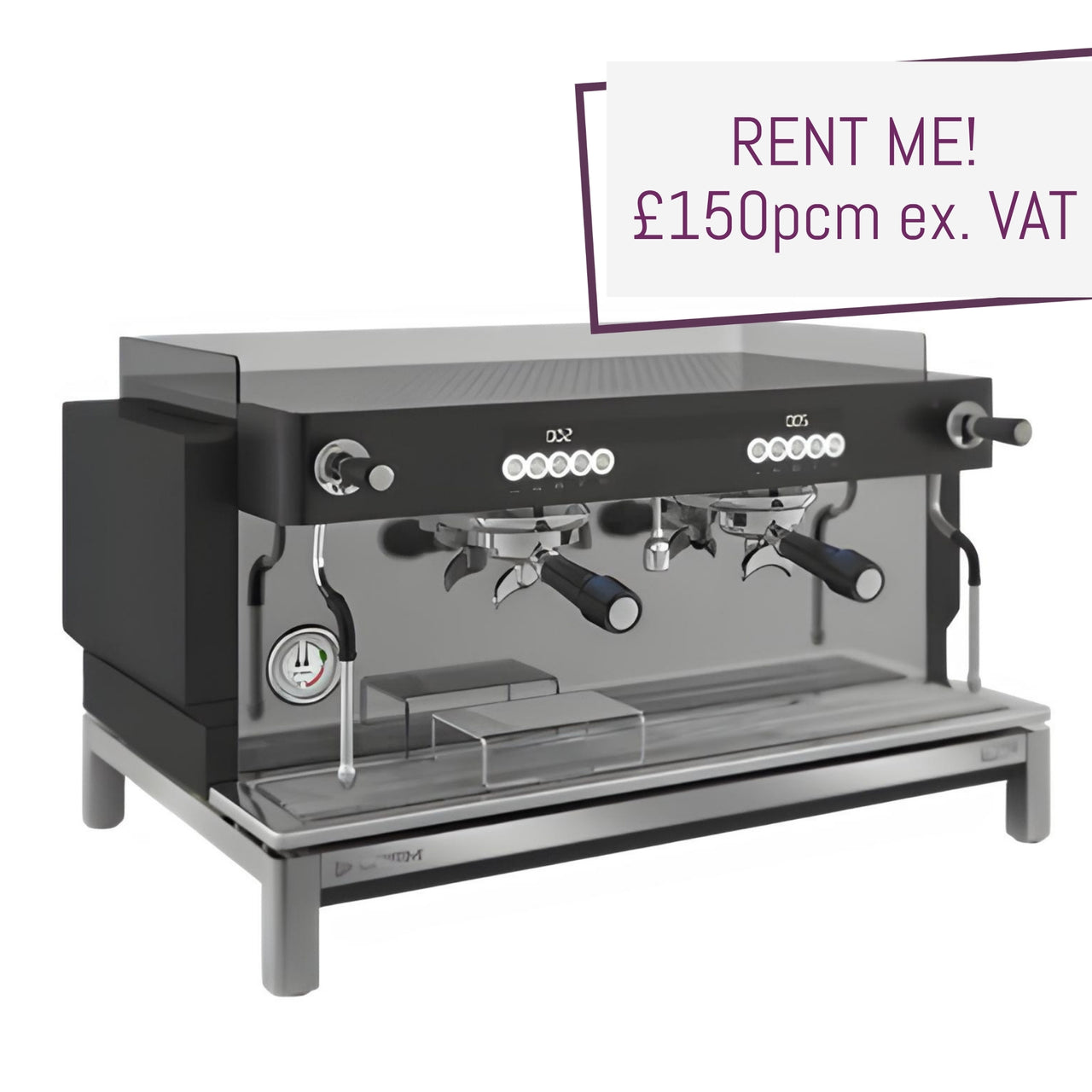 rental package - Expobar EX3 2 Group Barista Espresso Machine (Ex-Display) + Remidag RD-64 Grinder - £150pm