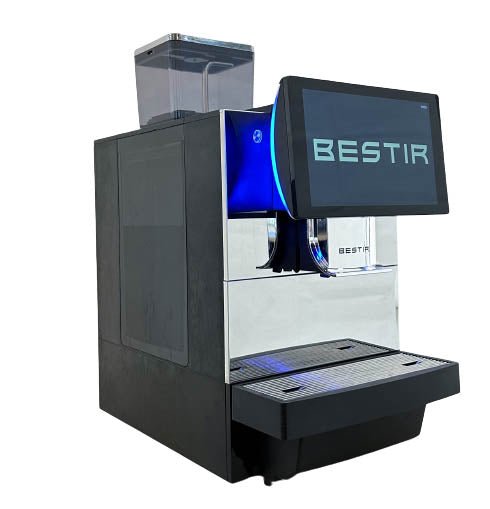 SAVE! ⚡ PACKAGE DEAL | Bestir BM80 High - Volume Coffee Machine – Robust Bean - to - Cup Solution with 4L Milk Fridge, Ideal for Larger Workplaces - Stafco Coffee