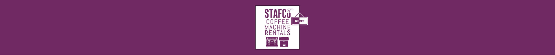 StafCo Coffee machine rentals - low deposits, small monhtly payments, package deals for complete coffee set-up